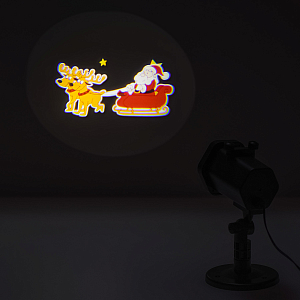 Проектор светодиодный "Дед Мороз" Gauss серия Holiday, анимированная картинка, IP44, 1/30