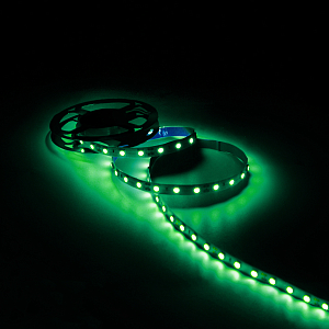 Лента Gauss LED 2835/60-SMD 4.8W 12V DC зеленый (блистер 5м)