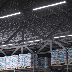 Св-к светодиодный призма Gauss IP40 1492*75*25мм 50W 5000lm 6500K WLF-2 сталь 1/20