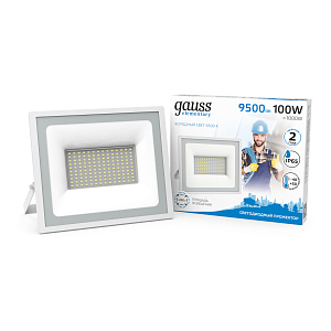 Прожектор светодиодный Gauss Elementary G2 100W 9500lm IP65 6500К белый 1/16