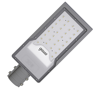 Светильник Уличный Gauss LED Avenue G2 IP65 316*130*57 30W 3000lm 4000K 190-250V КСС "Ш" 1/20