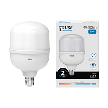 Лампа Gauss Elementary T140 50W 4500lm 6500K E27 LED 1/8