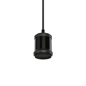 Светильник подвесной Gauss Decor PL021 черный E27, 1 м, 1/40