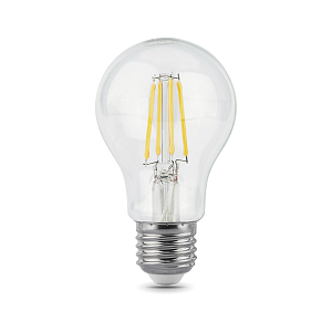 Лампа Gauss Filament А60 6W 600lm 2700К Е27 LED 1/10/40