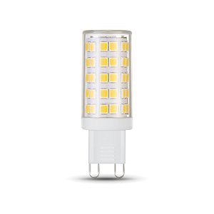Лампа Gauss G9 AC185-265V 5W 430lm 2700K керамика LED 1/10/200
