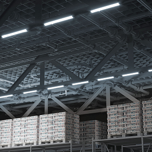 Светильник светодиодный матовый Gauss IP20 592*75*25мм 20W 1720Лм 6500K WLF-1 алюминий 1/20