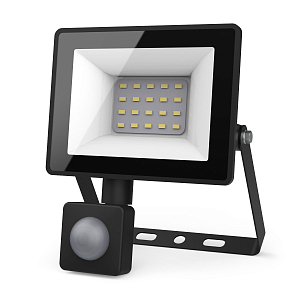 Прожектор Gauss Elementary-S 20W 1900lm 6500К 175-265V IP65 черный с датчиком движения LED 1/10/40
