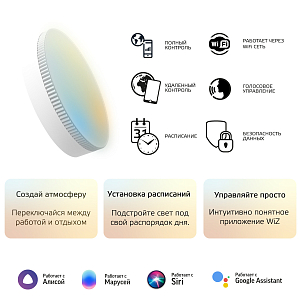 Лампа Gauss Smart Light 6W 530lm 2700-6500К GX53 изм.цвет.темп.+диммирование LED 1/10/100