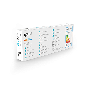Настенный светодиодный светильник Gauss Elena BR032 6W 300lm 200-240V 290mm LED 1/20