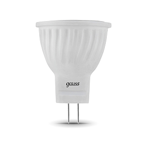 Лампа Gauss MR11 3W 300lm 6500K GU4 LED 1/10/100
