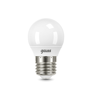 Лампа Gauss Шар 9.5W 950lm 6500K E27 LED 1/10/100