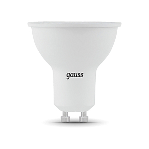 Лампа Gauss MR16 7W 630lm 6500K GU10 LED 1/10/100