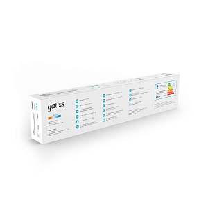 Настенный светодиодный светильник Gauss Lidia BR052 12W 860lm 200-240V 540mm LED 1/20