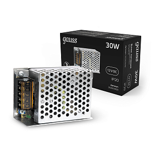Блок питания Gauss 30W 12V IP20 1/100