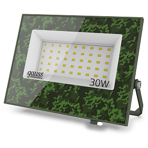 Прожектор светодиодный Gauss Elementary 30W 2700lm IP65 6500К ХАКИ 1/50