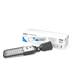 Светильник Уличный Gauss LED Qplus G2 IP65 368x136x92 30W 3600lm 5000K 175-265V КСС Ш 1/8