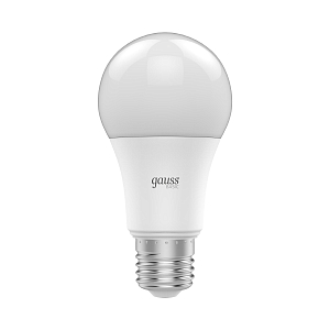 Лампа Gauss Basic A60 13,5W 1300lm 4100K Е27 LED 1/10/50