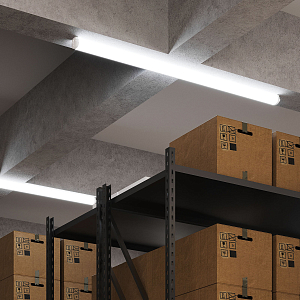 Светильник светодиодный Gauss IP65 1490*40*30мм 45Вт 4550lm 6500К 185-265V ULTRACOMPACT линейный матовый 1/20