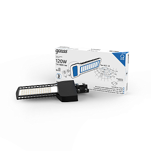 Светильник Уличный Gauss LED Qplus IP65 535*260*64 120W 14400lm 5000K 120-260V КСС "Ш" 1/2