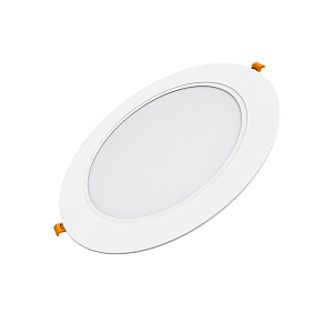 Светильник Gauss Basic Downlight круг 24W 2100m 4000K 170-260V IP20 225*26 белый LED 1/40