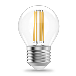 Лампа Gauss Filament Elementary Шар 12W 730lm 2700К Е27 LED 1/10/100