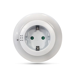 Сетевой адаптер ночник Gauss модель NS002 1W G/B/W LED 1/10/40