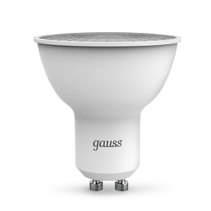Лампа Gauss MR16 5W 530lm 4100K GU10 диммируемая LED 1/10/100