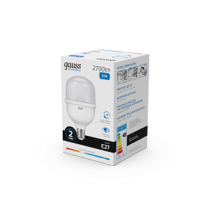 Лампа Gauss Elementary T100 32W 2700lm 6500K E27 LED 1/20