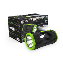 Фонарь прожекторный Gauss модель GFL703 20W 1000lm Power Bank Li-ion 10000mAh диммируемый LED 1/12