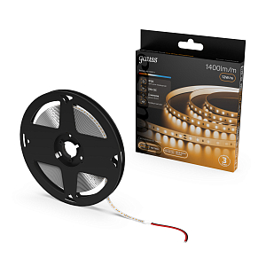 Лента Gauss LED 2835/120 24V 12W/m 1400lm/m 3000K 8mm IP20 5m 1/100