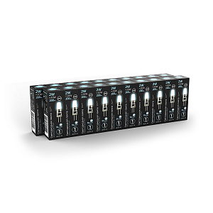 Лампа Gauss G4 AC220-240V 2W 200lm 4100K силикон LED 1/10/200