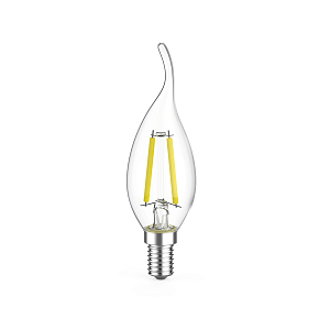 Лампа Gauss Filament Свеча на ветру 7W 550lm 2700К Е14 LED (3 лампы в упаковке) 1/20