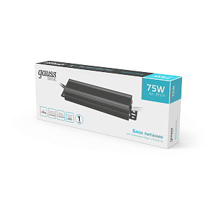 Блок питания Gauss Basic 12V 75W IP67 1/40