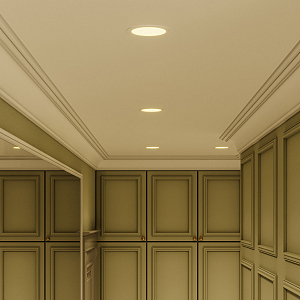 Светильник Gauss Slim круг 6W 360lm 3000K 180-265V IP20 монтаж Ø105 120*22 LED 1/20