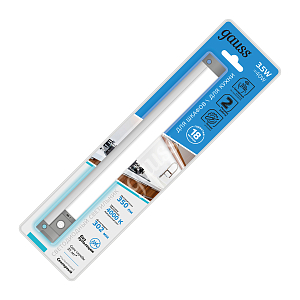 Светильник сенсорный Gauss модель E 3,5W 350lm 4000K 170-260V 300mm PIR 1/10/40