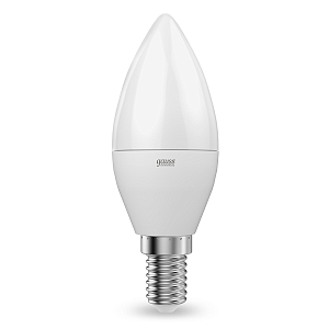 Лампа Gauss Elementary Свеча 7W 470lm 4100K E14 (3 лампы в упаковке) LED 1/30