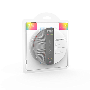 Лента Gauss Basic LED 5050/60 12V 10W/m 700lm/m RGB 10mm IP20 3m 1/100