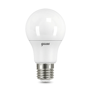 Лампа Gauss A60 7W 710lm 6500K E27 LED 1/10/50