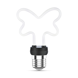 Лампа Gauss Filament Artline Butterfly 4W 330lm 2700К Е27 milky LED 1/10/100