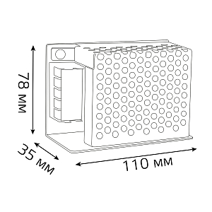 Блок питания Gauss 75W 24V IP20 1/100