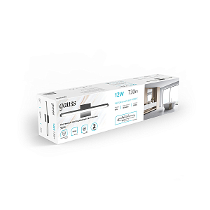 Настенный светодиодный светильник Gauss Safo BR042 12W 730lm 200-240V 400mm LED 1/20
