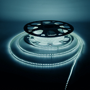 Лента Gauss LED 2835/120-SMD 7W 220V 600lm/m 6000K (10х6мм) IP67 (20м)