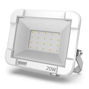 Прожектор светодиодный Gauss Elementary G2 20W 1800lm IP65 6500К белый 1/60
