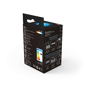 Лампа Gauss A60 3W 130lm 4000K E27 с солнечной панелью LED 1/40