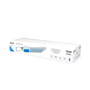 Светильник Уличный Gauss LED Qplus G2 IP65 577x195x92 120W 14400lm 5000K 175-265V КСС Ш 1/2