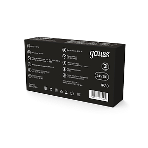 Блок питания Gauss 360W 24V IP20 1/36