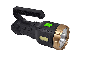 Фонарь ручной Gauss модель GFL209 10W 250lm  Li-ion 1200mAh LED 1/10/60