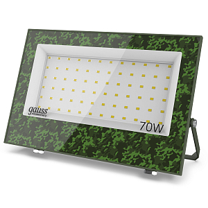 Прожектор светодиодный Gauss Elementary 70W 6300lm IP65 6500К ХАКИ 1/20