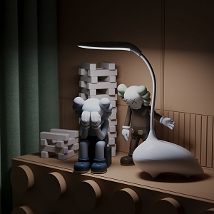 Светильник настольный Gauss Qplus модель GTL701 6W 330lm 2700-6000K  5V Li-ion 1200mA белый детский диммируемый LED 1/10/30