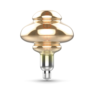 Лампа Gauss Filament BD160 8W 330lm 2400К Е27 gray flexible LED 1/6